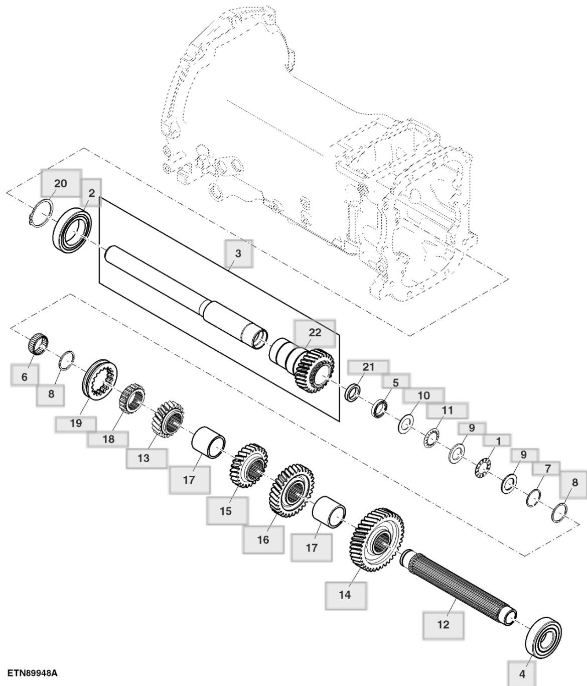 Trục truyền động, 2100 RPM - ST80094